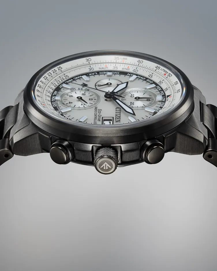 Promaster Navihawk A-T Silver-Tone Dial Stainless Steel Bracelet Promaster Navihawk A-T Silver-Tone Dial Stainless Steel Bracelet